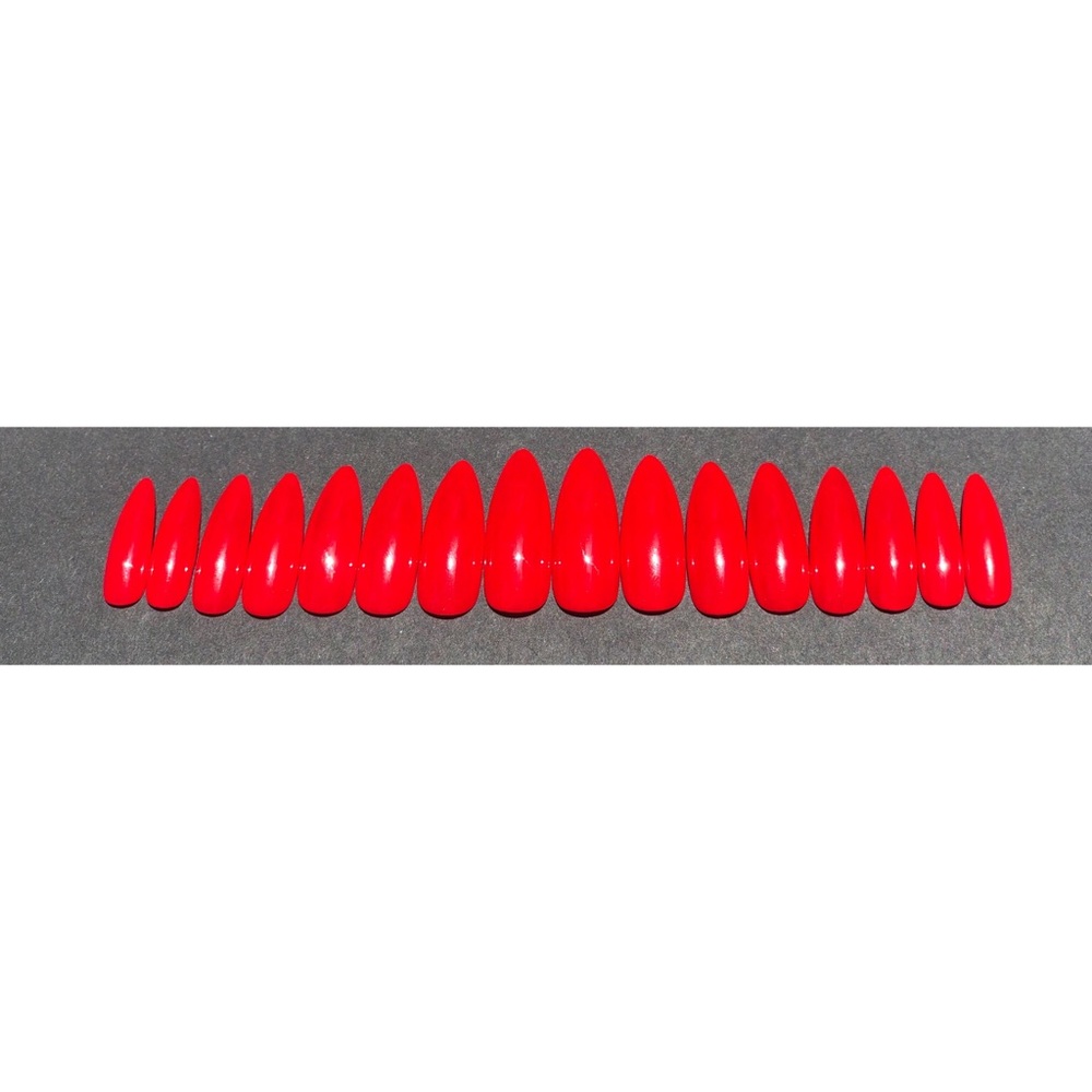 Red stiletto nails